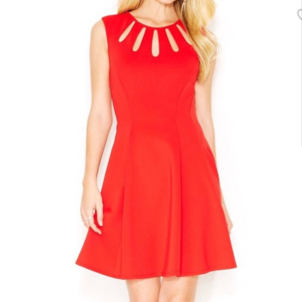 Betsey Johnson Cut Out Fit and Flare Dress